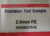 Mettler Toledo Precision Test Sample 2.0mm FE Stainless 4505662701E (Lotof 4)