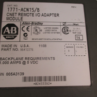 AllenBradley PLC 5 Controlnet Remote I/O adapter 1771ACN15/B