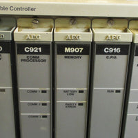 Modicon ASP930104 984 Programmable Controller P1984A816 w/ Cards Used