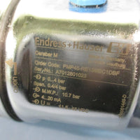ENDRESS & HAUSER PRESSURE TRANSMITTER 420MA PMP45RE13MBC1DBF
