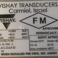 Vishay Transducers Model 1131 Single Point Load Cell 7.5 Kg