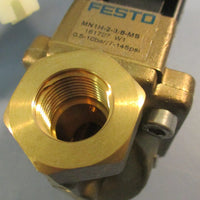 Festo MN1H-2-3/8-MS Solenoid Valve 0.5-10bar 7-145PSI With Cable