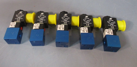 Lot of (5) Automatic Valve K0222HAXR-AA Solenoid Valve with 7019-9AA Coil