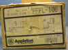 5 Appleton PFFL-100 1" Malleable Iron 90 Degree Female Pulling Elbow NOS