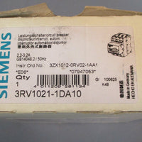 Siemens 3RV10211DA10 Circuit Breaker Sirius 2.23.2 A, GB14048.2/50 Hz