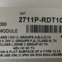 Allen Bradley 2711P-T10C4D1 Ser A Panelview Plus 1000 2711P-RP1 2711P-RDT1C