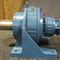 Nidec Shimpo Circulute 365385C140BH Speed Reducer 385:1 Ratio 35/8" Shaft Dia