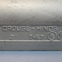 Crouse Hinds T67 T67 Side T Ported 2" Conduit Body NWOB