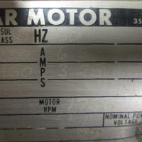 US Motors 1284341 Gearmotor TFGD 3PH 1HP 1750RPM 230/460V 15/8" Shaft Dia