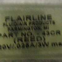 Flairline 43HP Reed Switch 6-24V .5A 12W and 43CR Reed Switch 120V 0.25A 3W