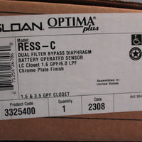 SLOAN OPTIMA PLUS 3325400 G2 RESSC 1.6 or 3.5 GPF RETROFIT KIT SEALED