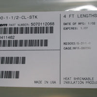 Raychem RNF10011/2CLSTK Heat Shrink Tube 200ft in 4ft Sections
