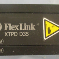 FlexLink XTPD D35 Pneumatic Dampened Pallet Stopper 20mm Stroke Length