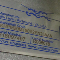 Alfa Laval LKHPM20M150S2EN25AAN 21/2 x 2" Centrifugal Pump 9618097497 15 Hp
