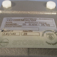 STOBER GEARBOX INPUT HP Kw 2.41/1.80 K102VG0083MR140/050F