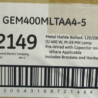 GE GEM400MLTAA45 Metal Halide Ballast 120/208/240/277V 72149