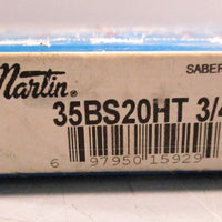 MARTIN SPROCKET & GEAR INC 35BS20HT Sprocket 3/4" Bore Black