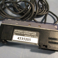 Lot of (2) Keyence Corporation FS-V12P Digital Fiber Amplifier