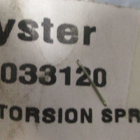 (Lot of 2) Hyster 2033120 Torsion Spring For Forklift