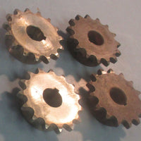(2) Martin 40B15SS Keyed Bore Sprocket (2) 40BS15 3/4" Bore 15 Teeth Lot of 4