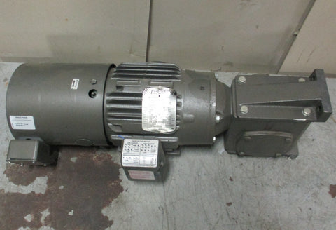 Baldor IDM3581T Inverter Drive Gear Motor 1 HP, 3 Phase, 15:1 Ratio, 992 InLb