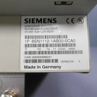 Siemens Simodrive 611 6SN1112-1AB00-0CA0 Used