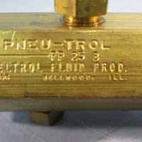 Lot of (2) Deltrol Fluid Products FP 25 B Flow Control Valve