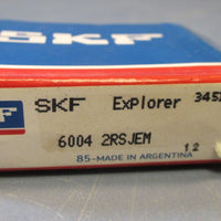 SKF 6004 2RSJEM Sealed C3 Single Row Ball Bearing 20 x 42 x 12mm NIB