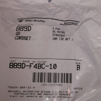 ALLEN BRADLEY QD CORDSET FEMALE STRAIGHT 4 PIN SERIES B 889DF4BC10