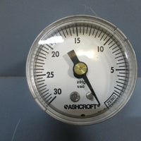 Ashcroft Pressure Gauge 15W1005 H 01B Vac 1½" ⅛ NPT Back NEW Lot of 6