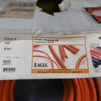 80' Feet of Eagle Orange 85 9/16" Poly Round Belting Solid 1032018