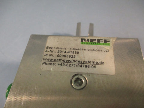 NEFF M2-1-M1B-GK-25-0-L-20X4 Spindle Gearbox M2-N-16:1-T-20X4-25-M-GK-000-1-V2A