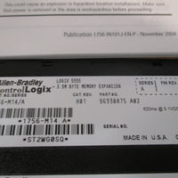 AllenBradley ControlLogix Logix5555 Control Processor Series A 1756L55M14