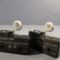 Lot of (2) Omron Limit Switch DZ-10GW22-1B6