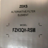 Zeks FZH3QH-RSM Alternative Filter Element Prefilter Cartridge 300HC