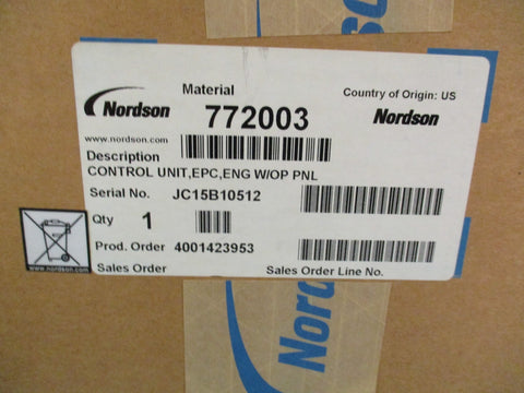 Nordson EPC 30 Eclipse Series Pattern Control Systems 772003 4.4A 24VDC