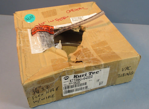 Box 22+ Feet Kuri Tec K7130C04x50 Polywire Heavy Wall PVC Food Grade Hose NIB