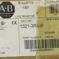 Allen Bradley 13213R4B Ser A Line Reactor 150135 690V Max 6.5mH 4A 3PH