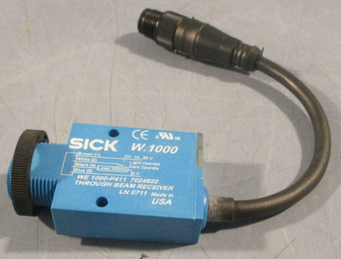 Sick WE1000-P411 Through Beam Receiver 7024622 10-30VDC 100mA W.1000