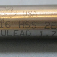 Brubaker Ball End Mill Cutter, 5/16" DIA x 3/8" SHK, HSS, 2E, LD=1.700, USA