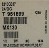 ASCO 8210G037 2-Way Solenoid Valve 1/2" NPT 11.6W, 302422 Rebuilt Kit, 40PSI Max