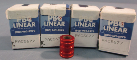LOT OF (4) PBC LINEAR BEARINGS PAC5677