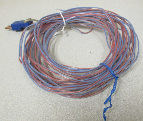 Thermocouple Type-T Approximately 40' Long w/ Plug 2 Strands for Kaye Validator