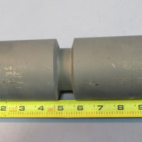 Cast Steel 103/8" Long Roller w/ 7/8" Middle Groove, 3/4" Bore Bearings Used