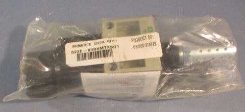 Numatics S22E-03BKMTXS01 Solenoid Operated Quick Exhaust Safety Valve 40-150 PSI