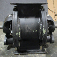Buhler MPS-22/13 Rotary Airlock Valve 5-1/16" x 4-5/16" Opening 1-1/8" Shaft Dia
