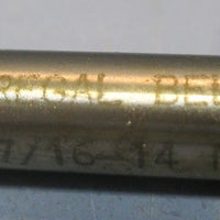 Lot of 2 Regal SPPT Plug Taps, 7/16-14, NC, HSG +.005, 3FL, 313D, USA