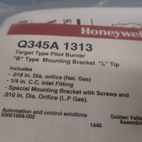 HONEYWELL Target Type B PILOT BURNER/MOUNTING BRACKET "L" TIP Q345A 1313