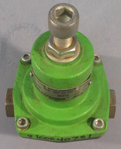 Pulsafeeder Idex Diaphragm Back Pressure Valve 1/2" 50 PSI Max 7" Length
