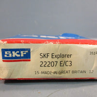 SKF 22207 E/C3 Spherical Roller Bearing 35mm Bore 35 x72x23 mm